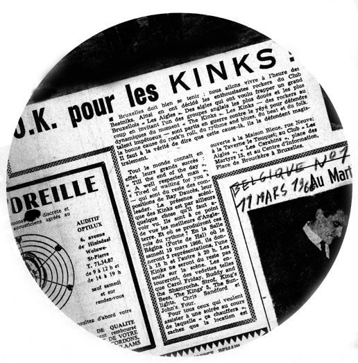 Kinks Bruxelles 1966